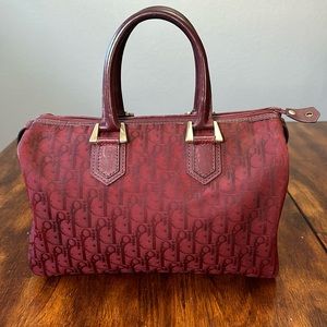 RARE Authentic Dior Bordeaux Trotter Boston